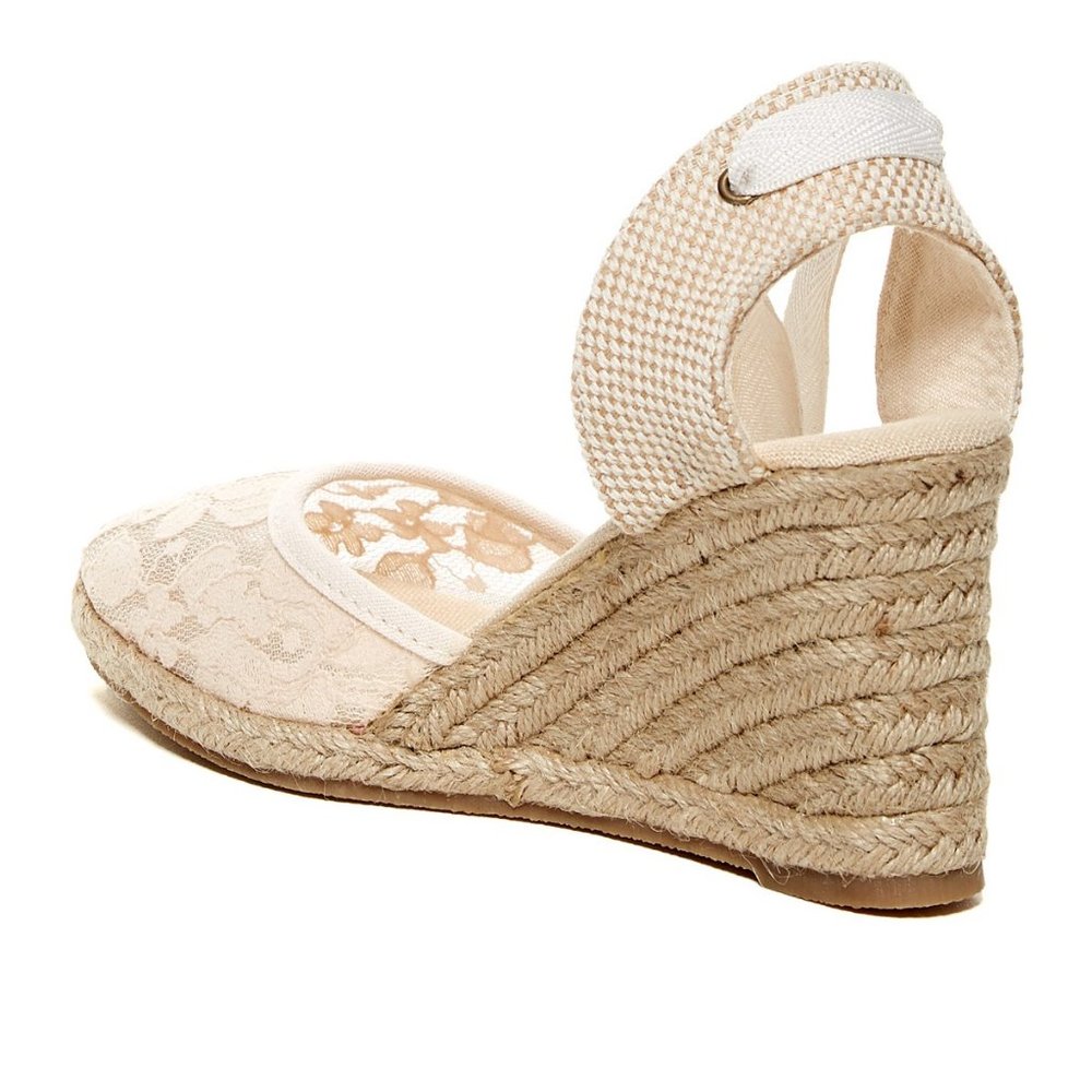 SOLUDOS New Wedge Lace Up Espadrille Sandal Women's 10 - Picture 3 of 11